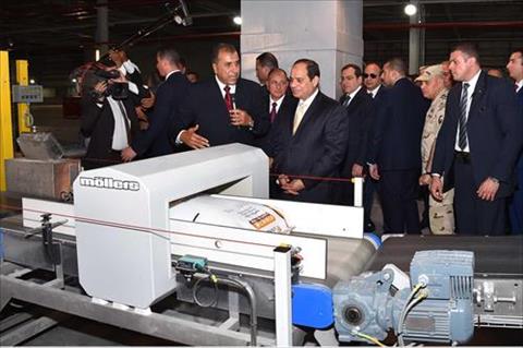 إفتتاح السيسي لمُجمع البتروكيماويات الخاص بالشركة المصرية لإنتاج الايثيلين ومشتقاته "إيثيدكو" بمنطقة العامرية بالاسكندرية